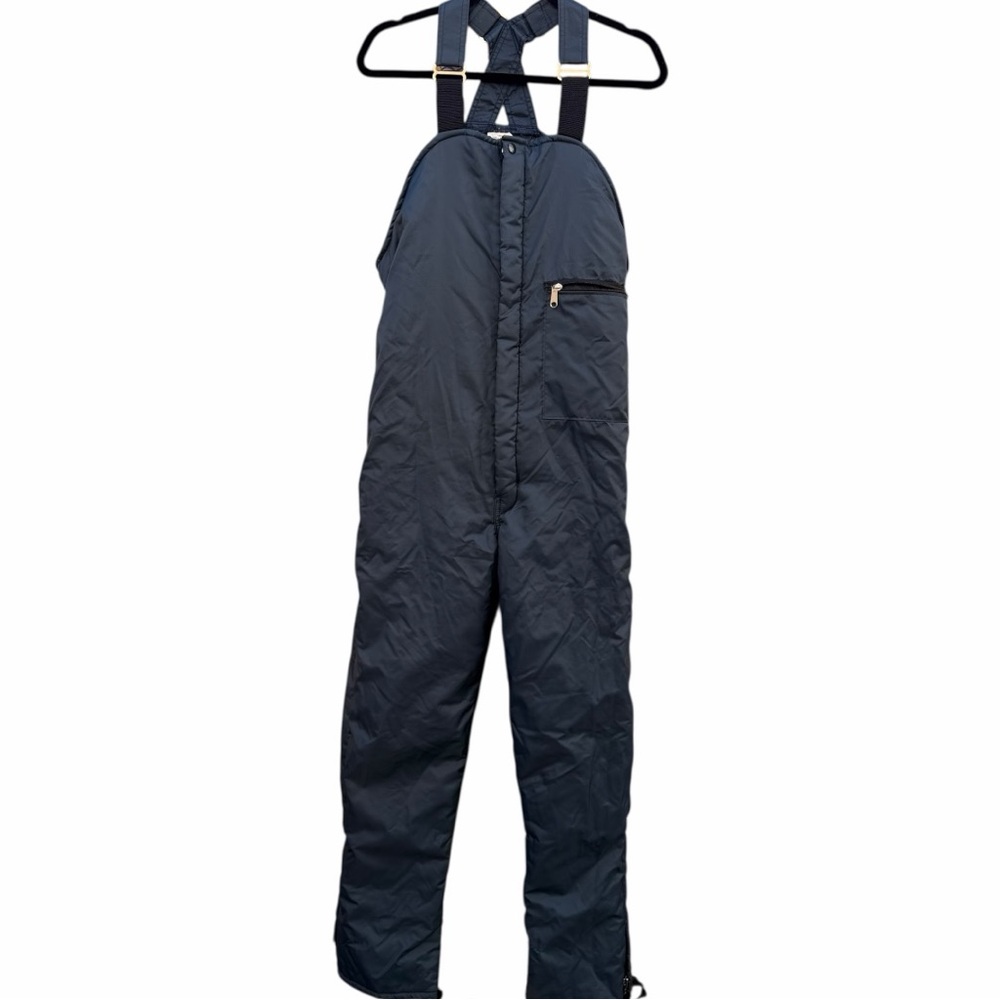 Walls Blizzard-Pruf Insulated Snow Bibs Small‎ Regular Blue Vintage Ski